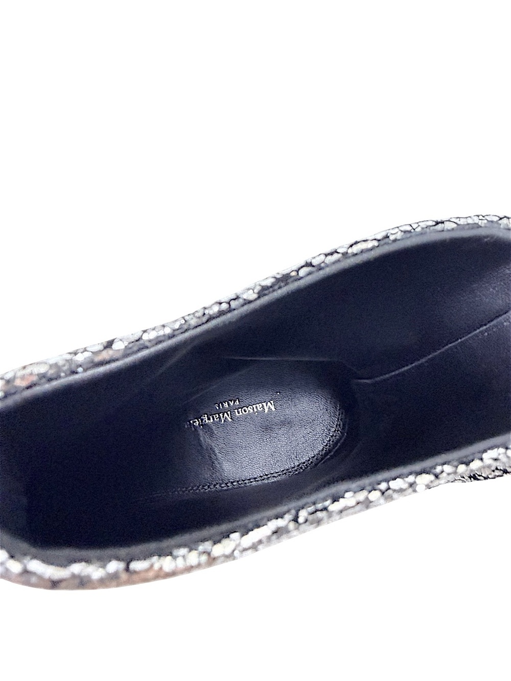 Maison Margiela Silver Metallic Tabi Ankle Boots 38 - Picture 12 of 14